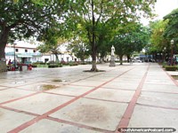 Plaza Carlos Zubillaga, plaza abierta grande en Carora. Venezuela, Sudamerica.