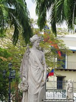 Attractive Plaza Bolivar in Ciudad Bolivar. Venezuela, South America.