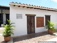 O quarto usado como a prisão e igreja do general Manuel Piar em 1817, Cidade Bolivar. Venezuela, América do Sul.
