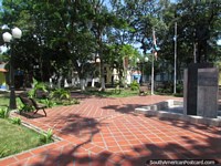 Plaza Lara in the historical area in Barquisimeto. Venezuela, South America.