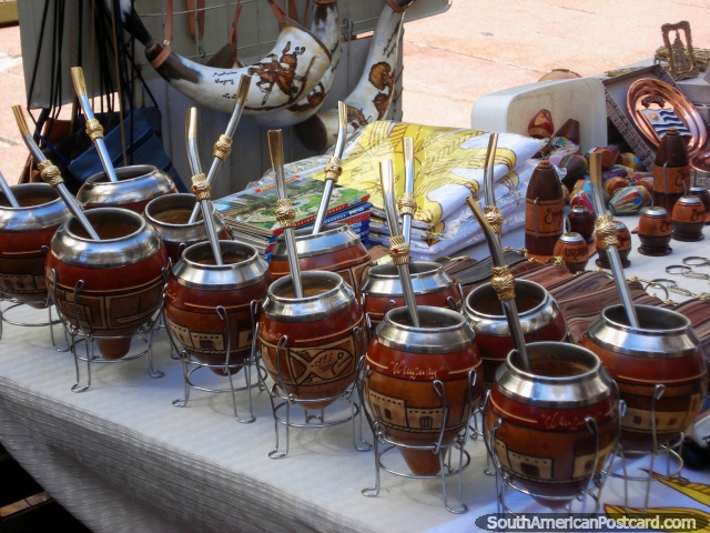 Drink your tea from the straw shaped metal thing, Montevideo. (640x480px). Uruguay, South America.