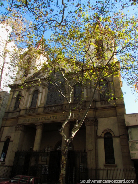Church Iglesia de la Inmaculada Concepcion in Montevideo. (480x640px). Uruguay, South America.