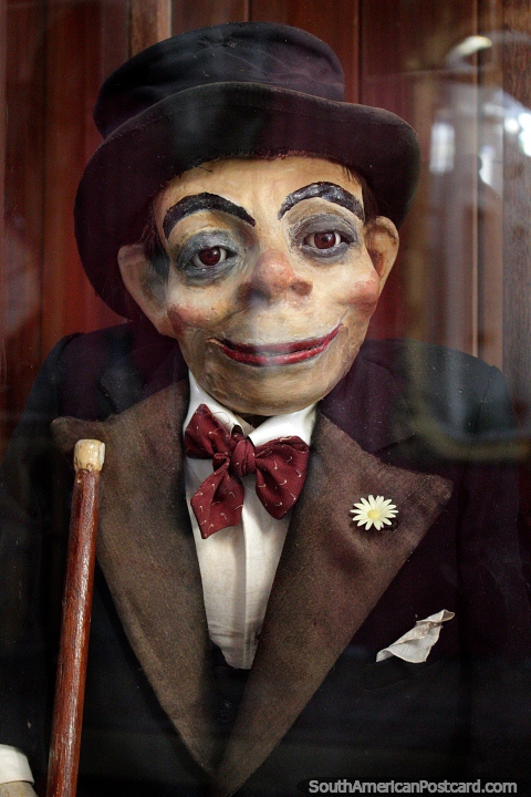 Marroco doll used by ventriloquist Rufino Sauto between 1916 and 1965, museum of man and technology, Salto. (480x720px). Uruguay, South America.
