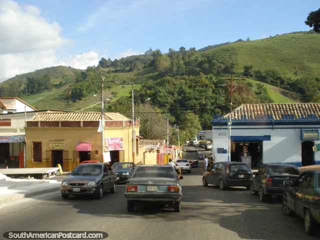Streets in a town from San Antonio to San Cristobal. (640x480px). Venezuela, South America.