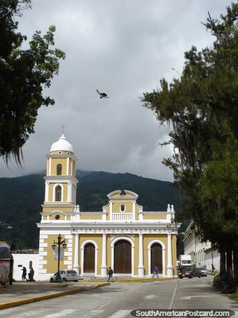 Church - Iglesia de Milla in Merida. (480x640px). Venezuela, South America.