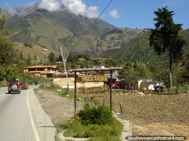 The amazing scenery in the highlands of Merida on the El Paramo road. (640x480px). Venezuela, South America.