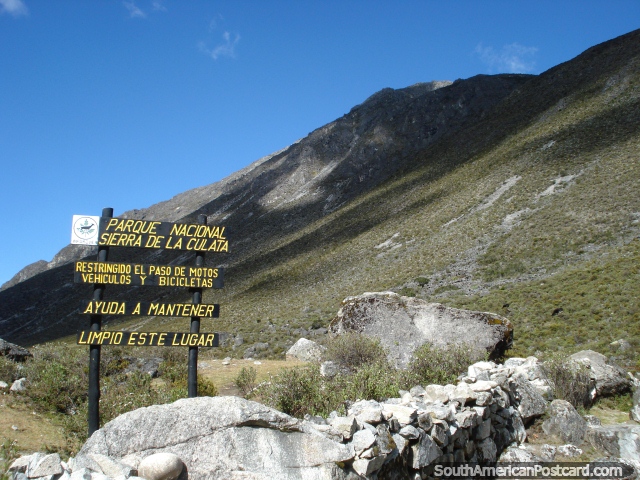 Parque Nacional Sierra de la Culata, las montaas rocosas enormes cerca de Mrida. (640x480px). Venezuela, Sudamerica.