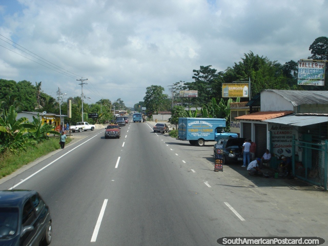 On the road through small towns northward between Merida and Maracaibo. (640x480px). Venezuela, South America.