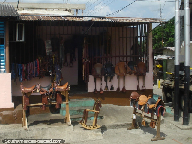 Horseriding shop in Obispo Ramos de Lora. (640x480px). Venezuela, South America.