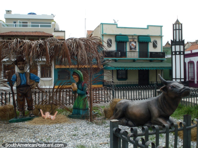 Christmas in Puerto Cabello, the village with people and animals. (640x480px). Venezuela, South America.