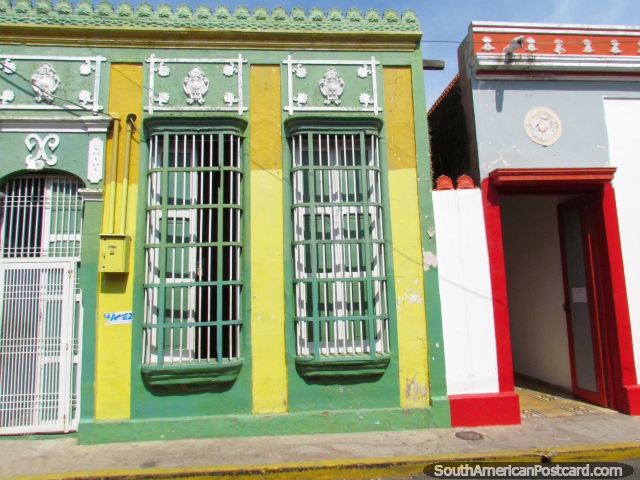 La vecindad de Santa Lucia en Maracaibo tiene algunas viejas casas agradables. (640x480px). Venezuela, Sudamerica.