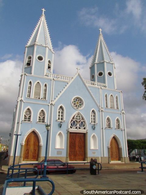 Church Iglesia Santa Lucia in Maracaibo. (480x640px). Venezuela, South America.