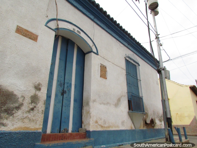 A casa que pertenceu ao doutor Ramon Pompilio Oropeza em Carora. (640x480px). Venezuela, América do Sul.