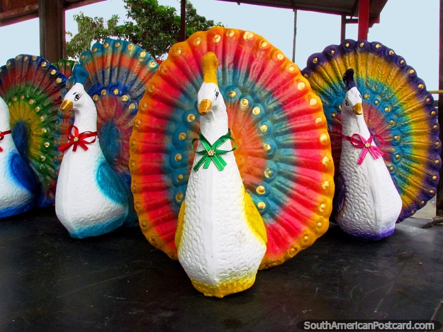 Plastic chicken things at the Quibor markets. (640x480px). Venezuela, South America.