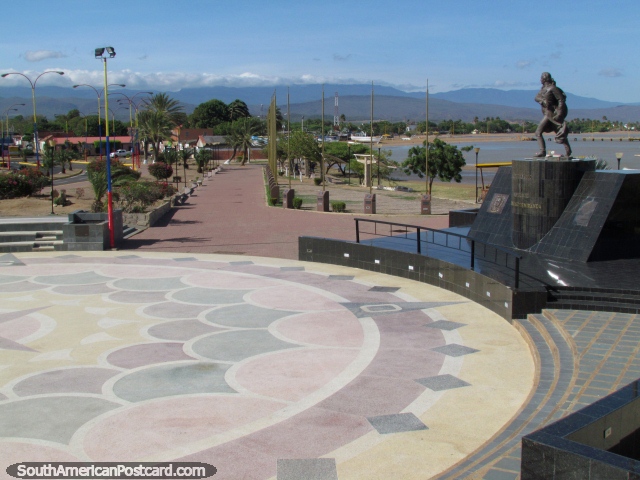 Francisco de Mirando amphitheater, view towards the bay at La Vela de Coro. (640x480px). Venezuela, South America.