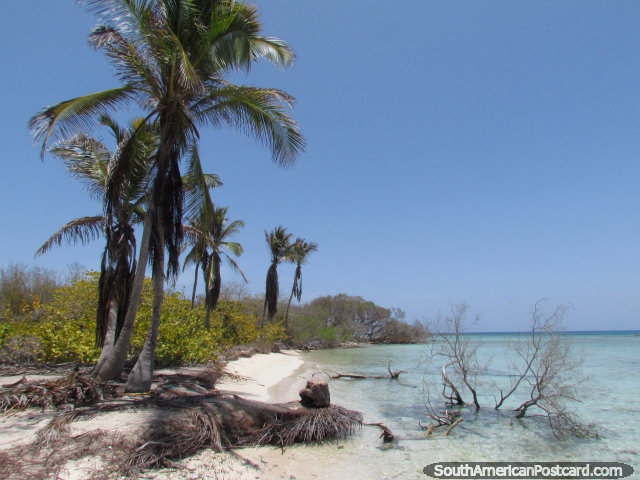 Untouched landscapes and nature at Cajo Sombrero, Morrocoy National Park. (640x480px). Venezuela, South America.