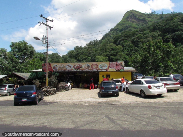 Um restaurante nas colinas entre Barinitas e Santo Domingo. (640x480px). Venezuela, Amrica do Sul.